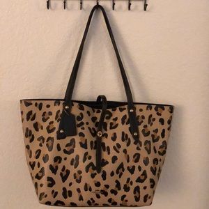 Coach Leopard Print Tote (like new!)
